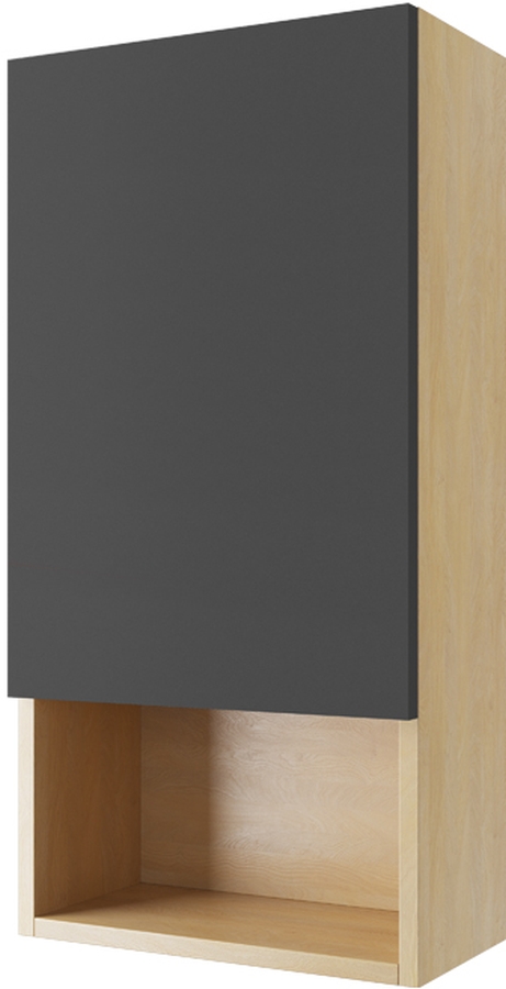 Excellent Tuto szafka 80 cm wisząca boczna dąb/szary MLEX.0107.400.BLGR
