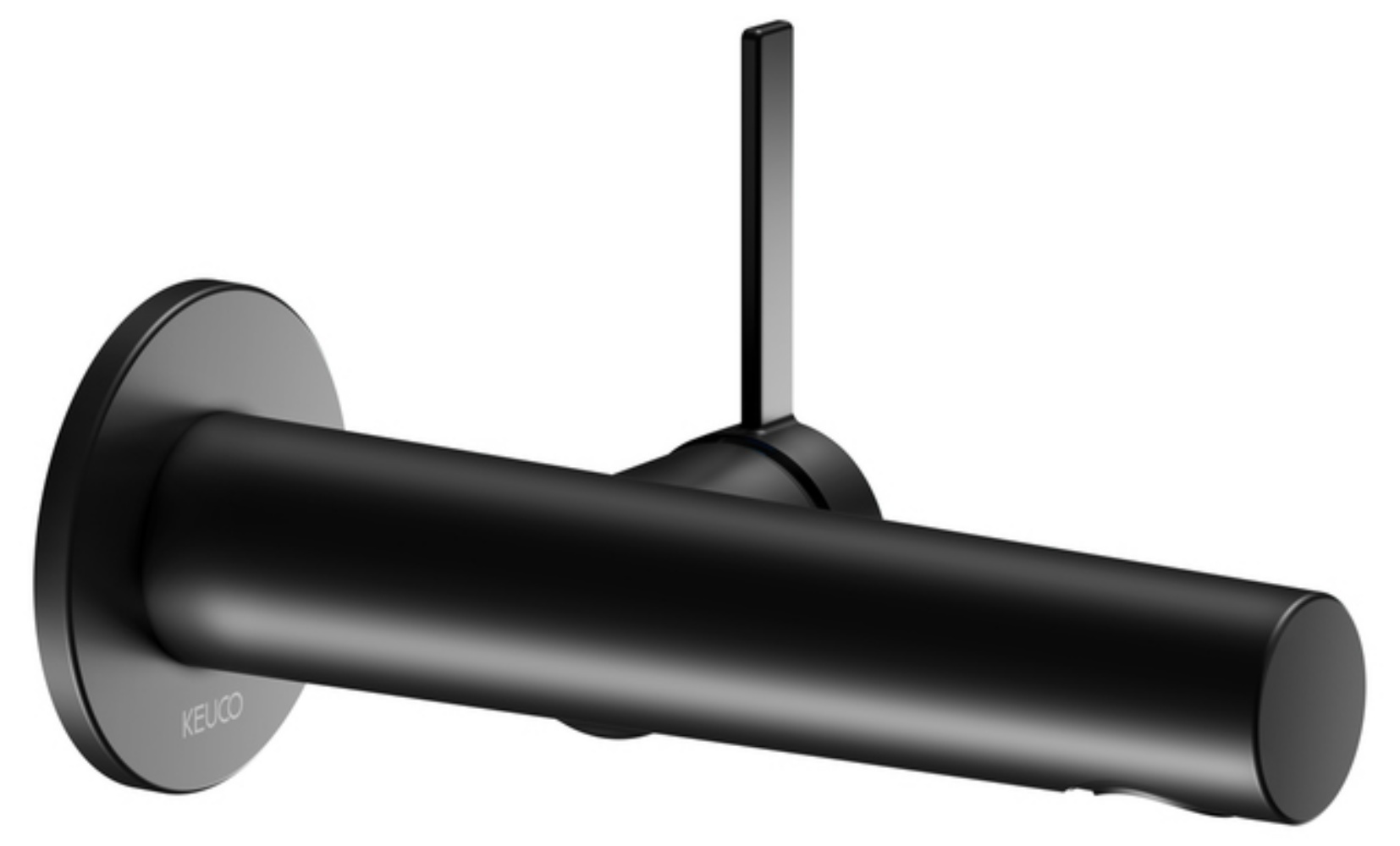 Keuco IXMO Pure bateria umywalkowa podtynkowa czarny mat 59516370101