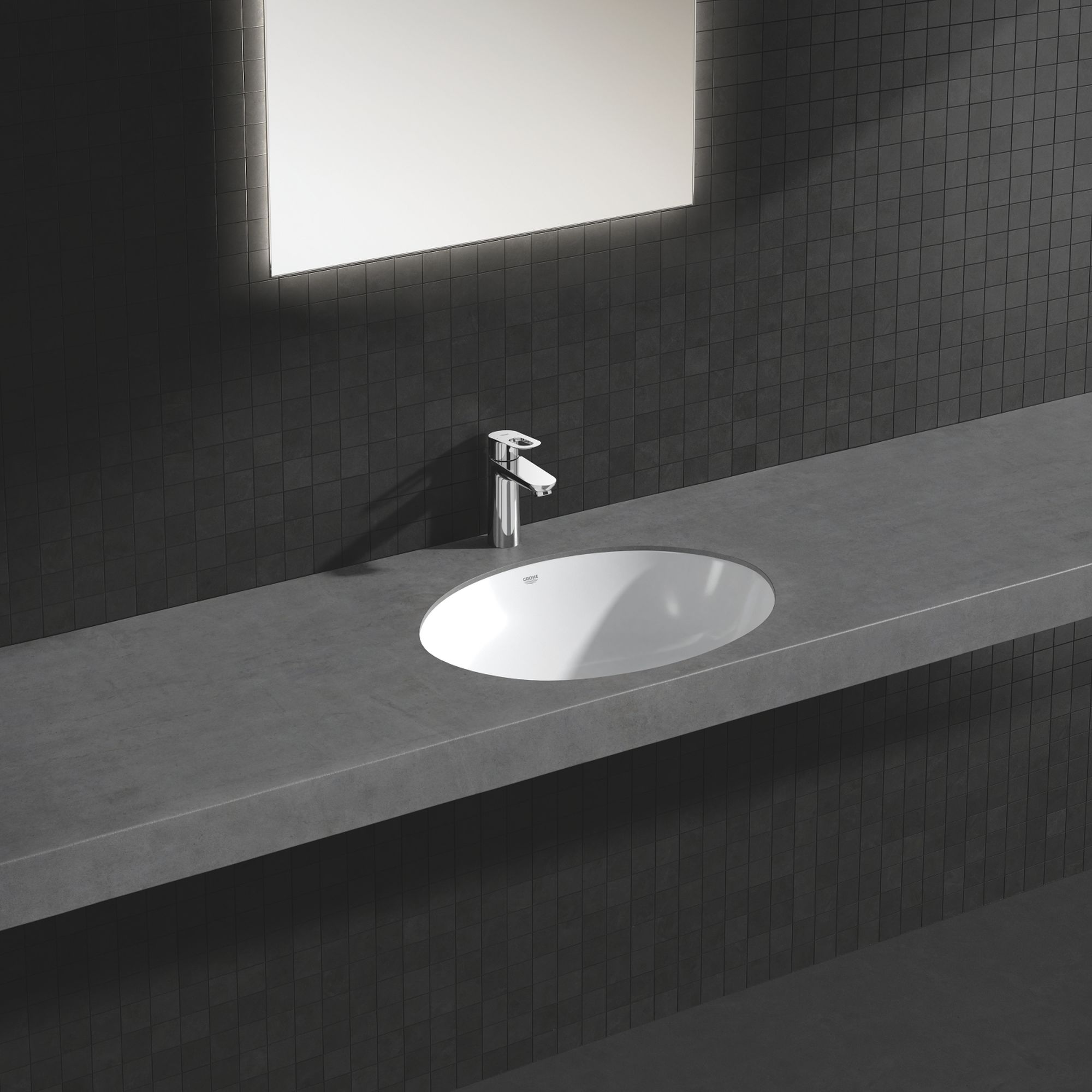 Grohe Bau Ceramic umywalka 56x42 cm podblatowa biała 39423000 - Wysyłka w 24h