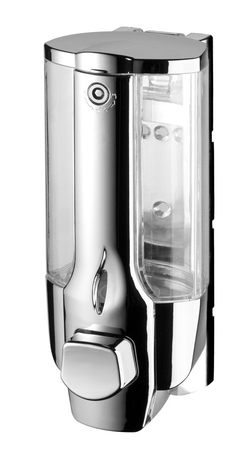 Aqualine dozownik do mydła 350 ml ścienny chrom 72075