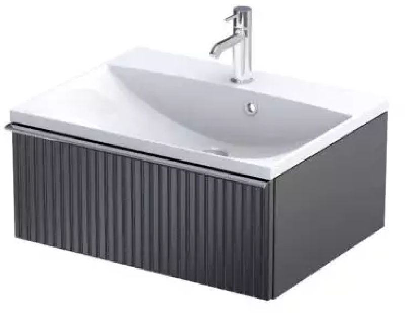 Oristo Etna szafka 60 cm podumywalkowa wisząca czarny mat OR52-SD1S-60-8R