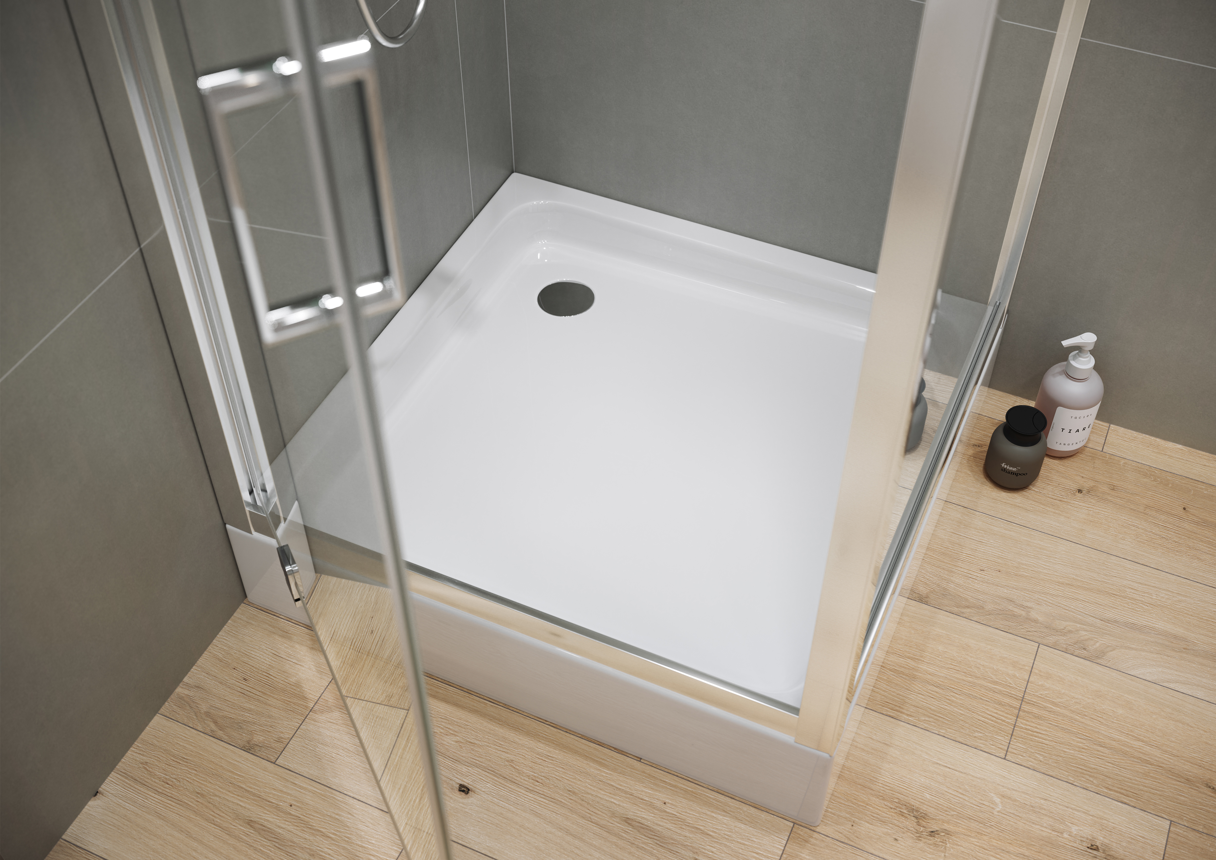 Cersanit Tako brodzik 90x90 cm kwadratowy biały S204-012 - Wysyłka w 24h