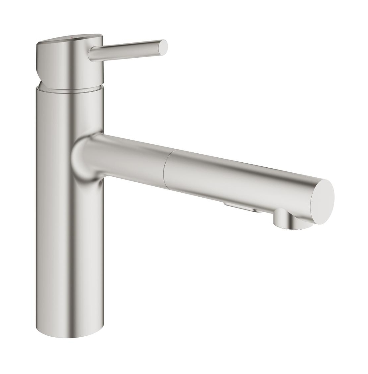Grohe Concetto bateria kuchenna stojąca z wyciąganą wylewką stal nierdzewna 30273DC1