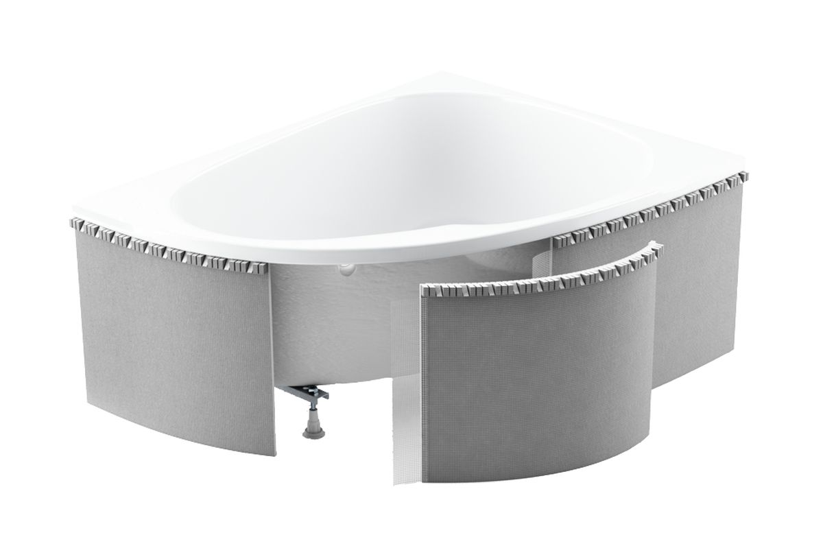 Schedpol Standard obudowa do wanny 240x58 cm półokrągła 1.040