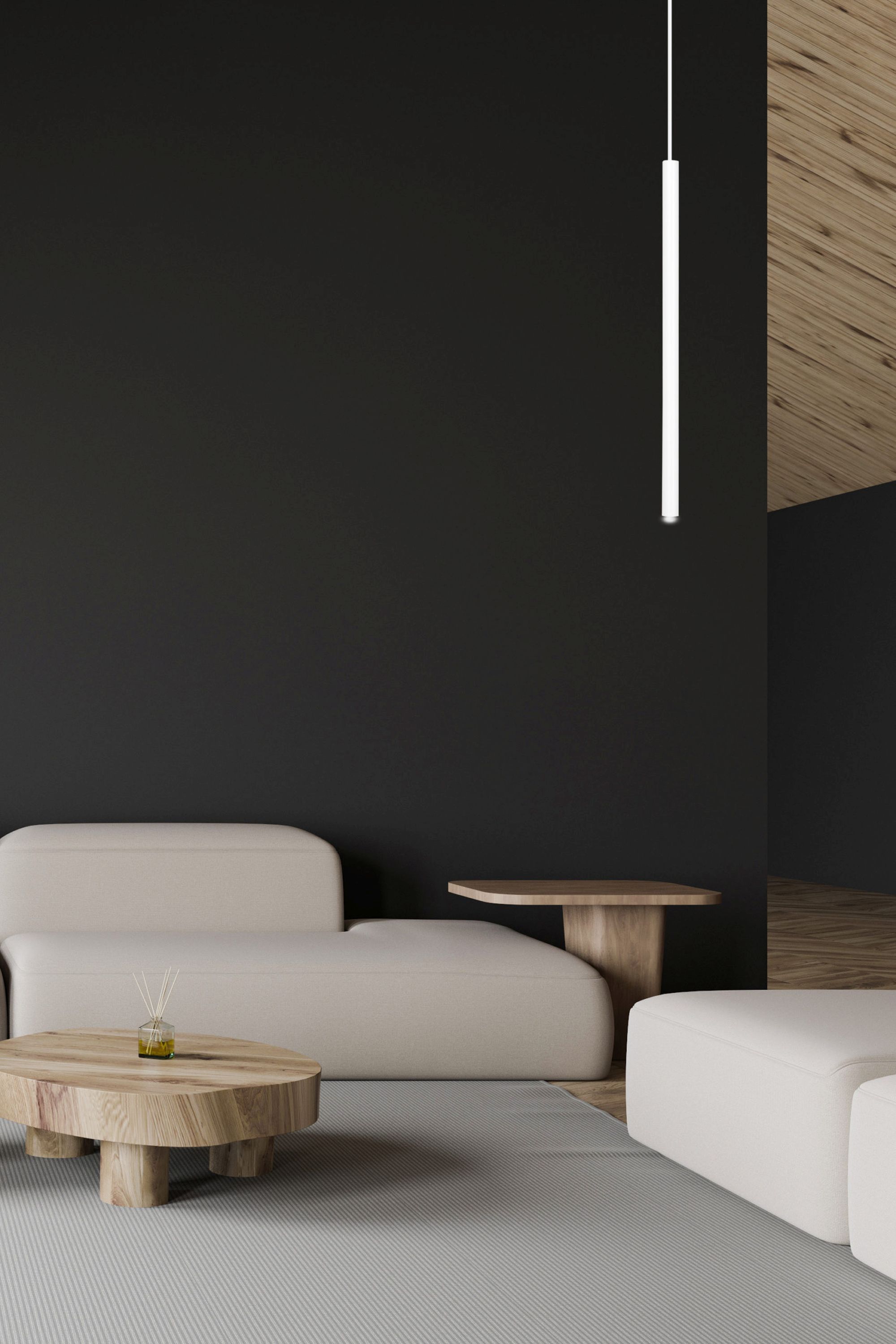 Emibig Selter lampa wisząca 1x8 W biała 553/1