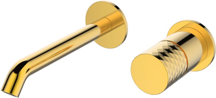 Sea-Horse Ove Gold bateria umywalkowa podtynkowa złoty połysk BJV300G