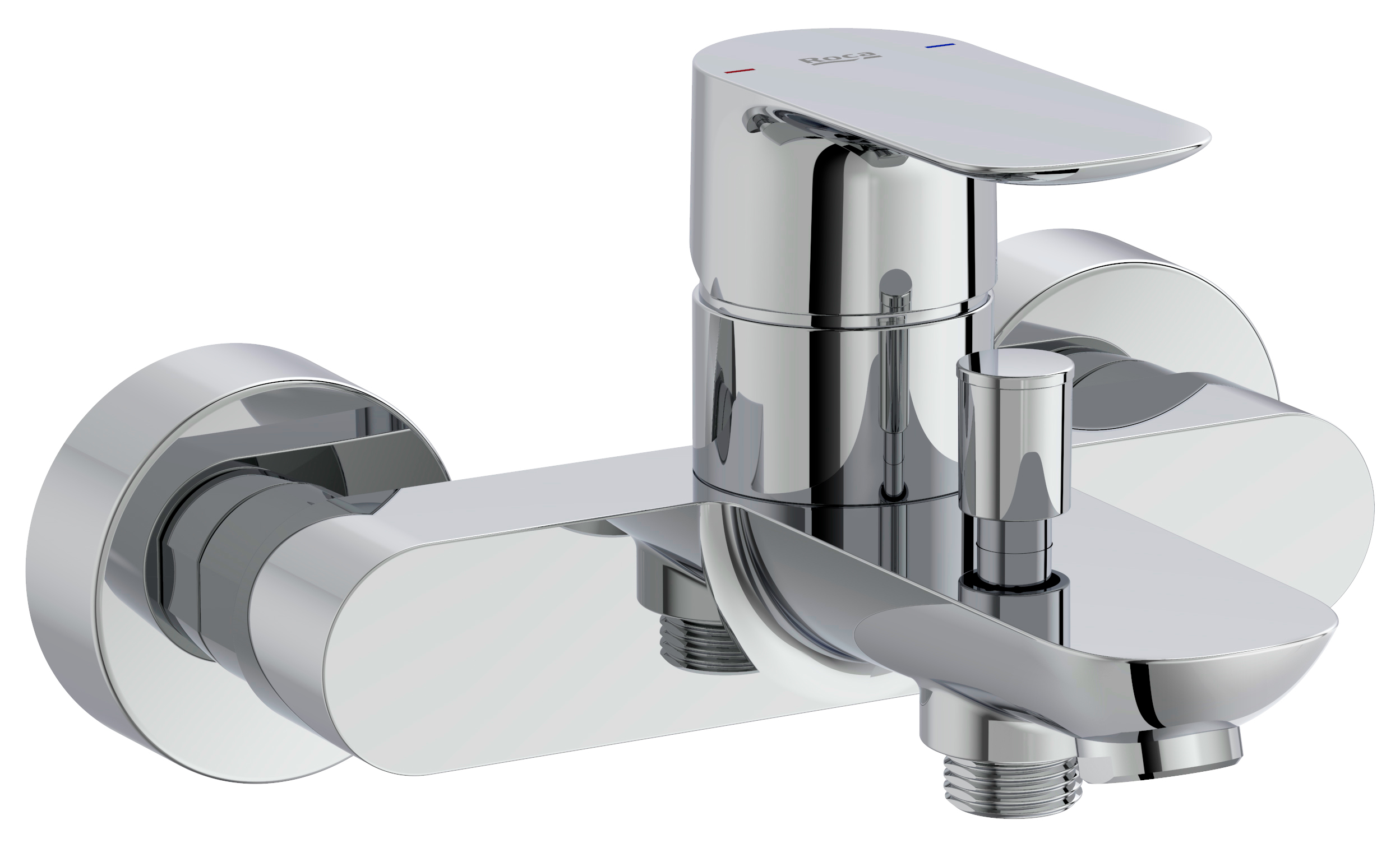 Roca Cala bateria wannowo-prysznicowa ścienna chrom A5A026EC00 - Wysyłka w 24h
