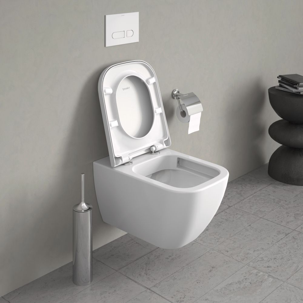 Duravit Happy D.2. miska WC wisząca Rimless HygeneGlaze biała 2222092000