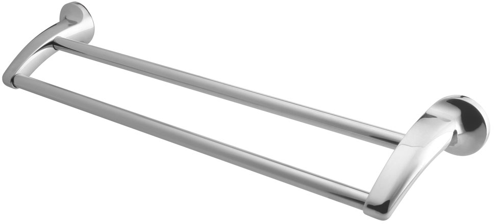 Bisk Ontario wieszak na ręcznik 51 cm podwójny chrom 00216