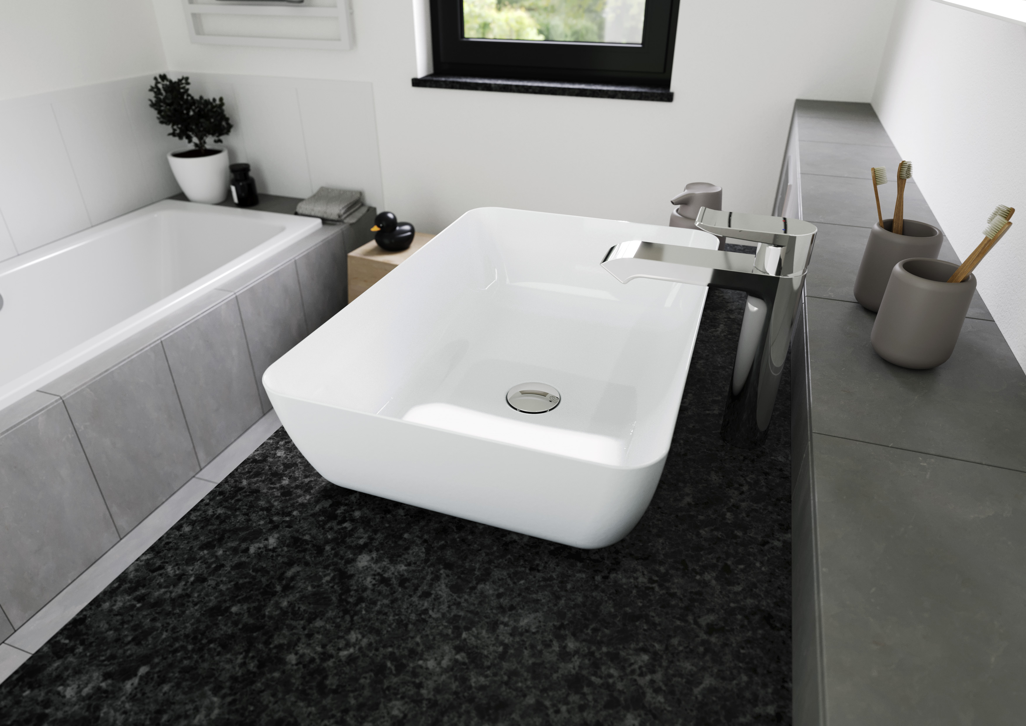 Kaldewei Cayono umywalka 52x35,5 cm nablatowa stalowa model 3188 biała 913506000001 - Wysyłka w 24h