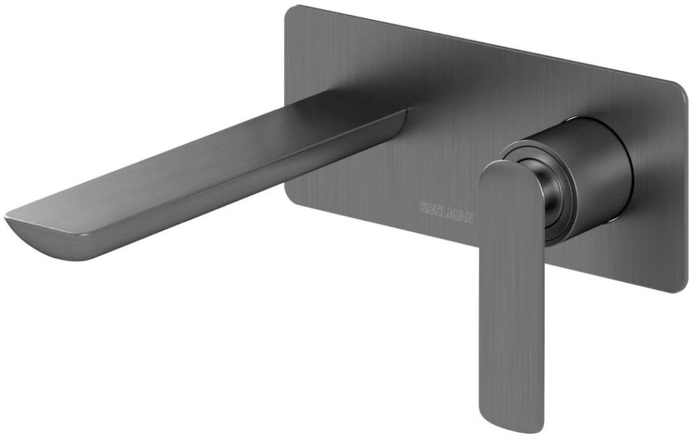 Kohlman Experience Gray bateria umywalkowa podtynkowa szczotkowany grafit QW185EG