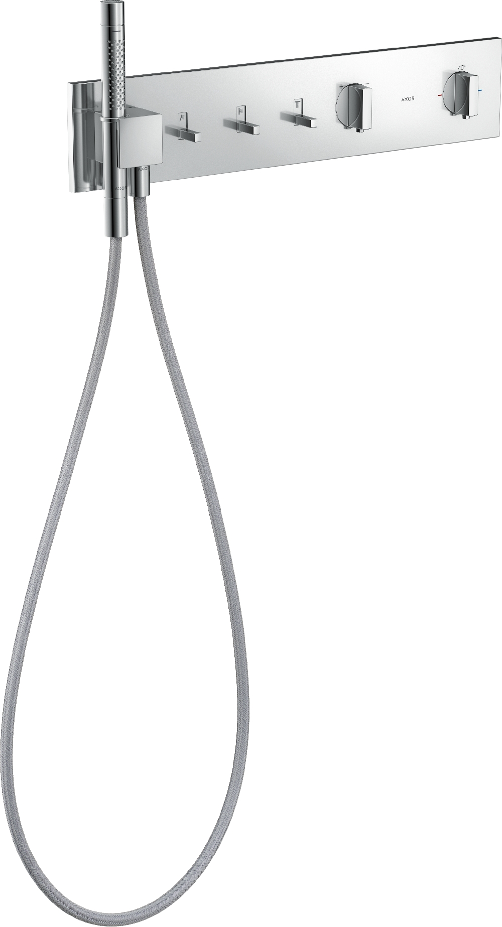 Axor ShowerComposition bateria wannowo-prysznicowa podtynkowa termostatyczna chrom 12572000