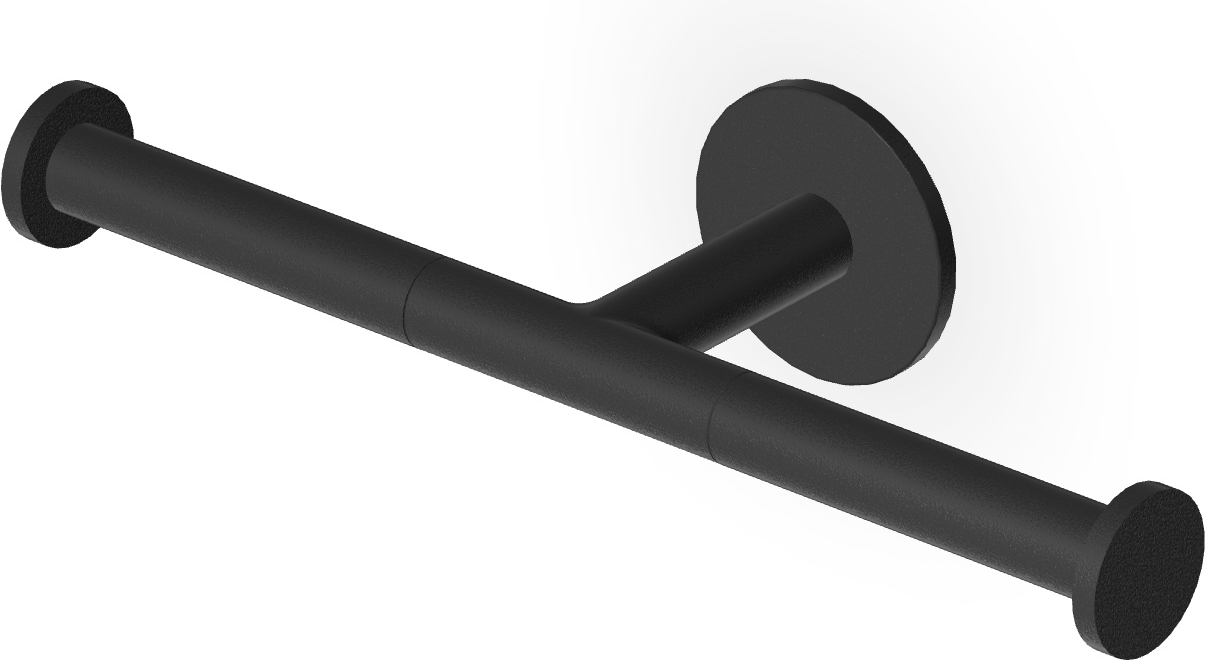 Zucchetti Pan uchwyt na papier toaletowy czarny ZAC631.N1