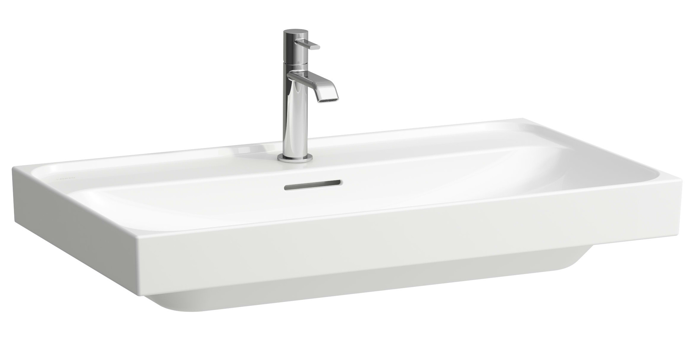 Laufen Meda umywalka 80x46 cm prostokątna ścienna biała H8161170001041