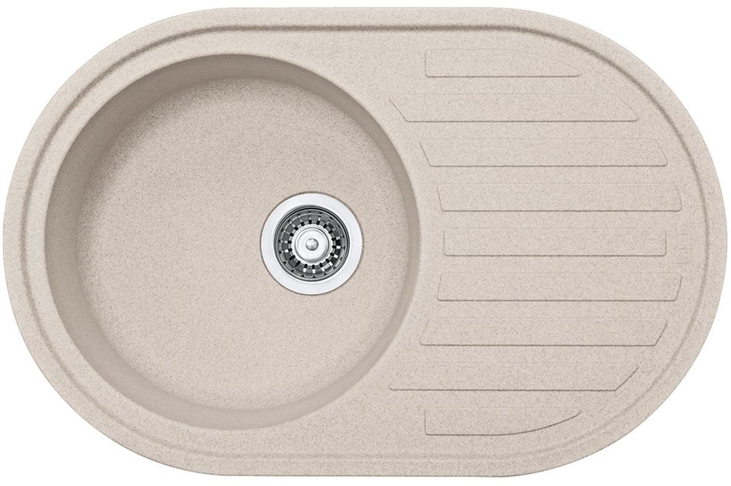 Franke Ronda ROG 611-77 zlewozmywak 77x50 cm Fragranite orzechowy 114.0676.329