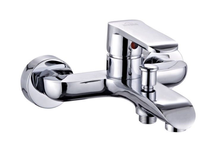 Invena Siros bateria wannowo-prysznicowa ścienna chrom BW-90-001