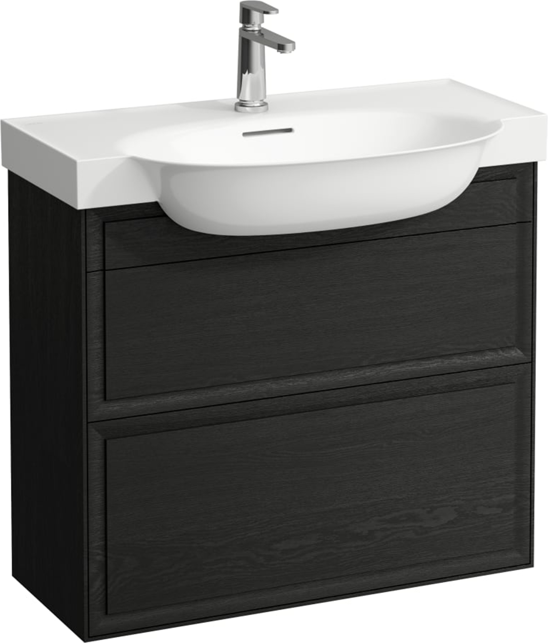 Laufen The New Classic szafka 80 cm podumywalkowa wisząca dąb czerniony H4060420856281