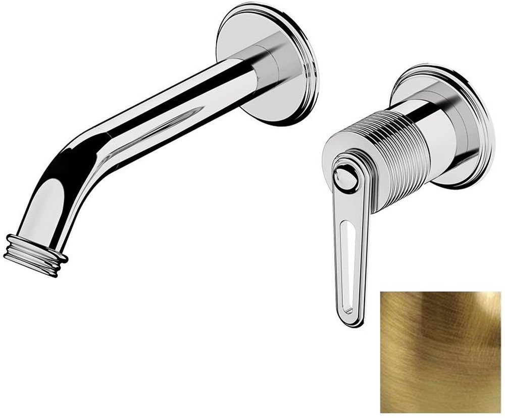 Sapho Bebe bateria umywalkowa podtynkowa brąz BB018/18