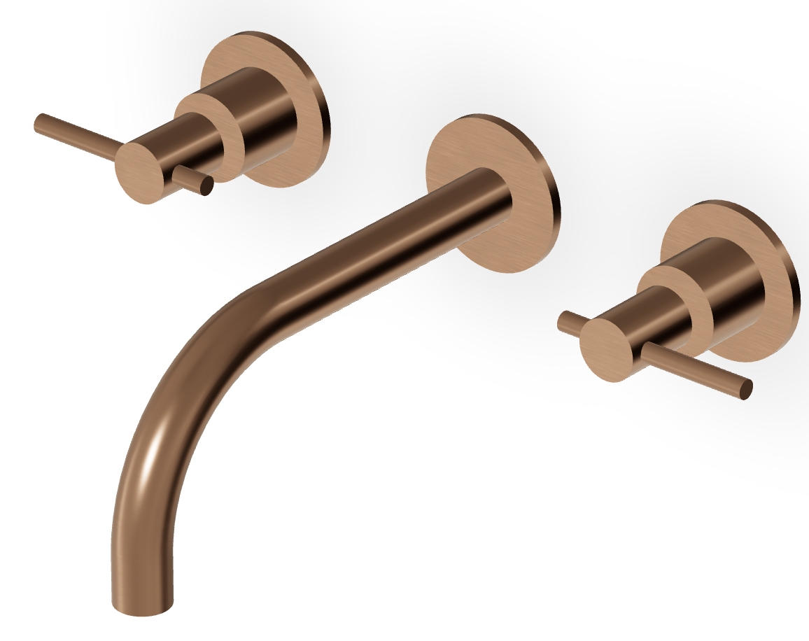 Zucchetti Helm bateria umywalkowa podtynkowa brushed chocolate ZHL760.XP21