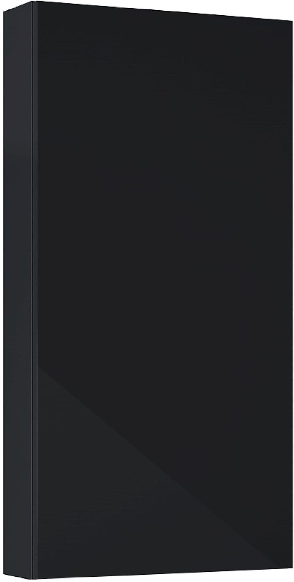 Elita For All szafka 40x12,6x80 cm boczna wisząca czarna RE140400063510