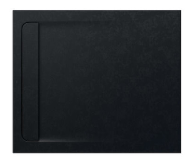 Roca Aquos brodzik 100x90 cm prostokątny kompozyt Stonex czarny AP6013E838401400