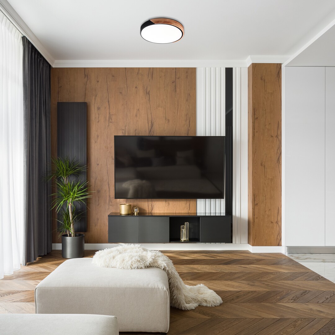 Rabalux Maple plafon 1x24W LED biały/czarny mat 3528