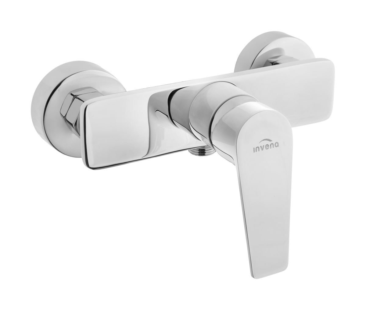 Invena Dokos bateria prysznicowa ścienna chrom BN-19-001