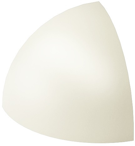 Paradyż Gamma kształtka 3x3 cm E biały mat