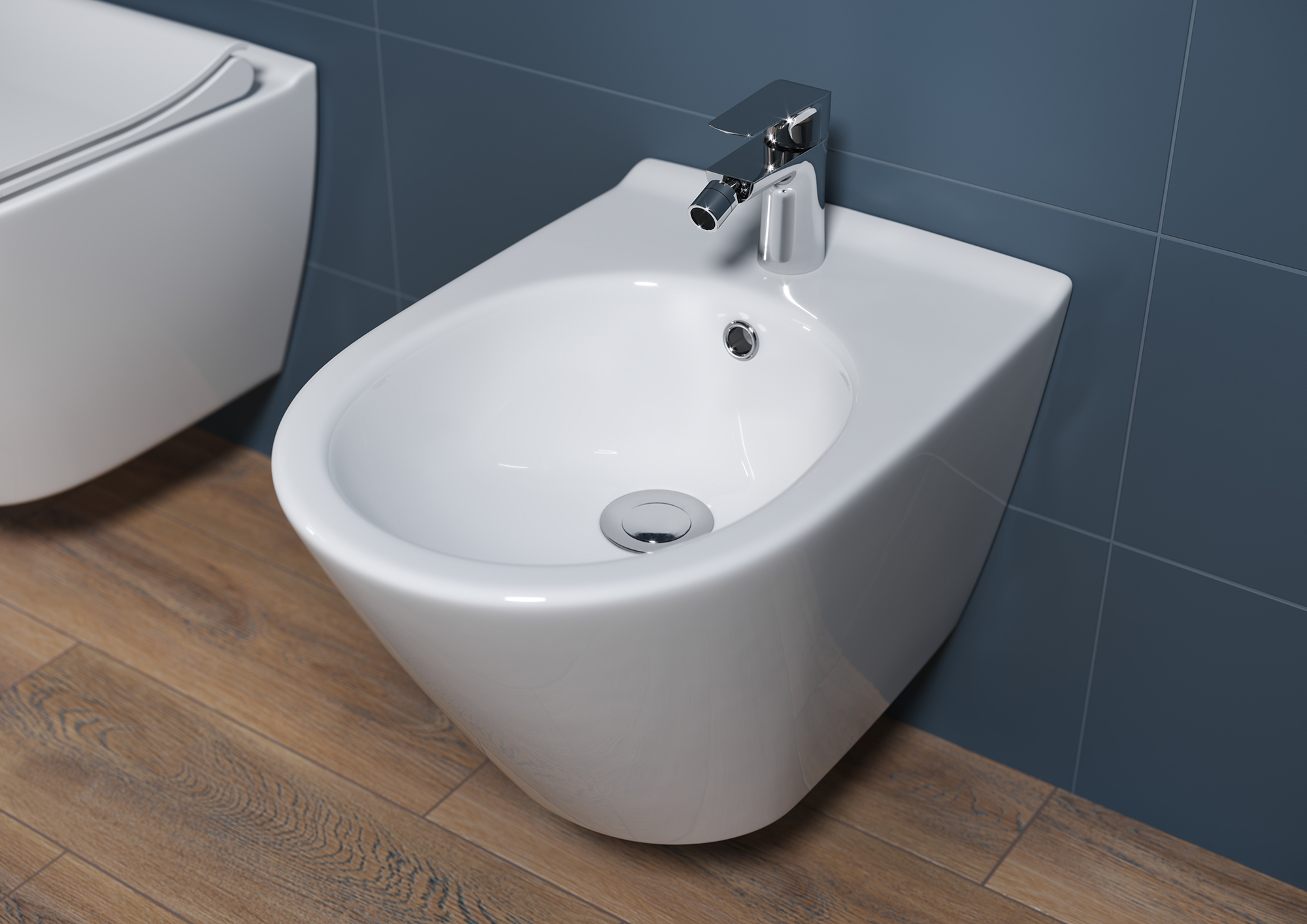Cersanit City Oval bidet wiszący biały K35-043 - Wysyłka w 24h