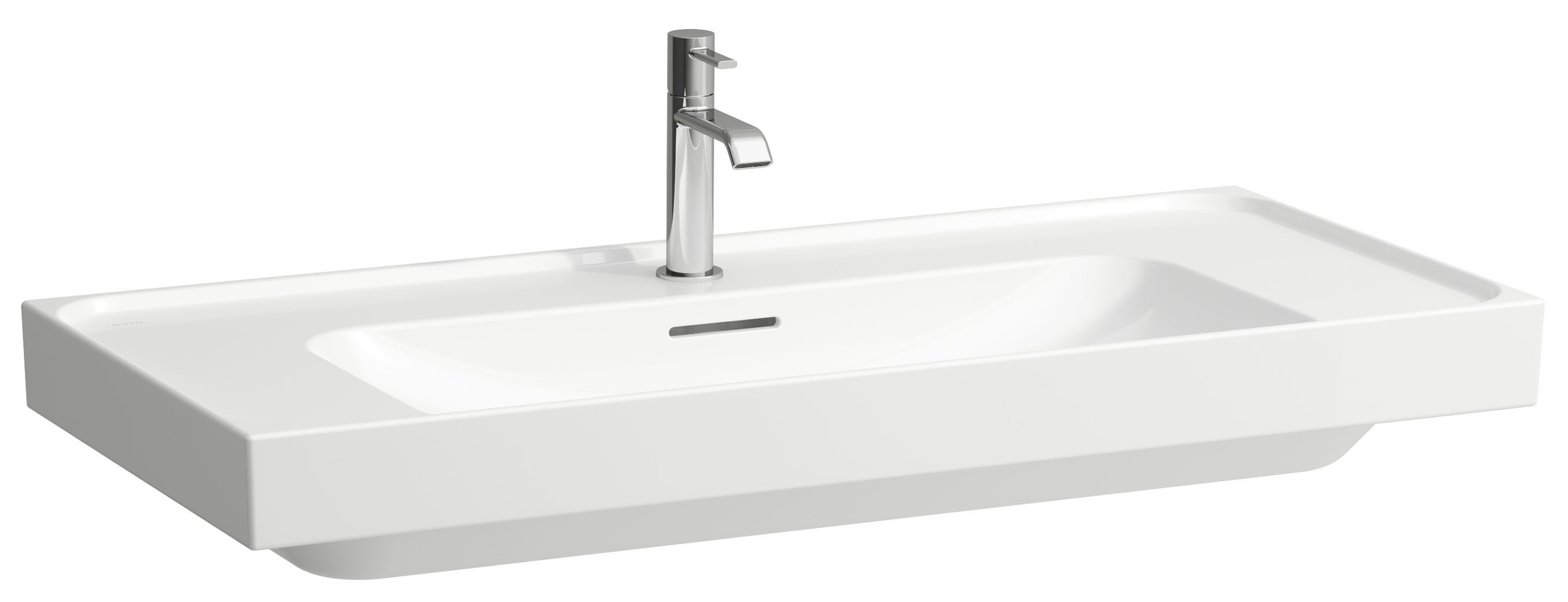 Laufen Meda umywalka 100x46 cm prostokątna ścienna-meblowa biała H8101194001091