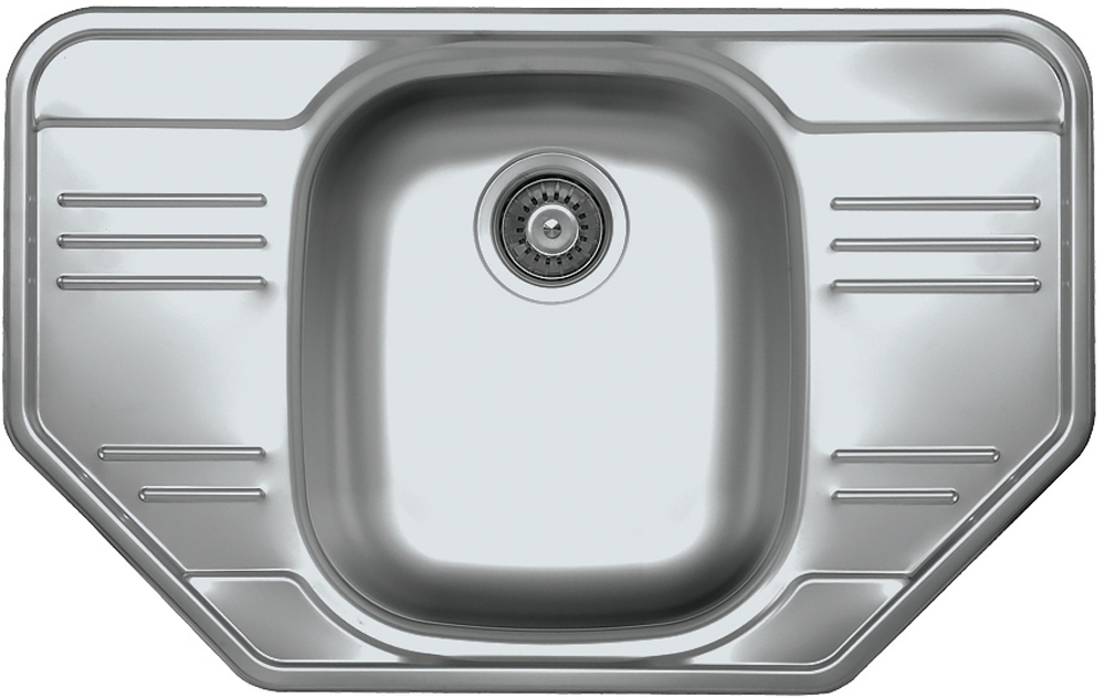 Genesis Allux 30 zlewozmywak stalowy 78x49 cm satyna 1039566