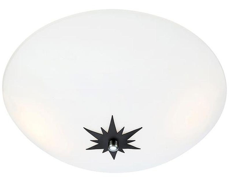 Markslöjd Rose plafon 1x18W biały/czarny 108207