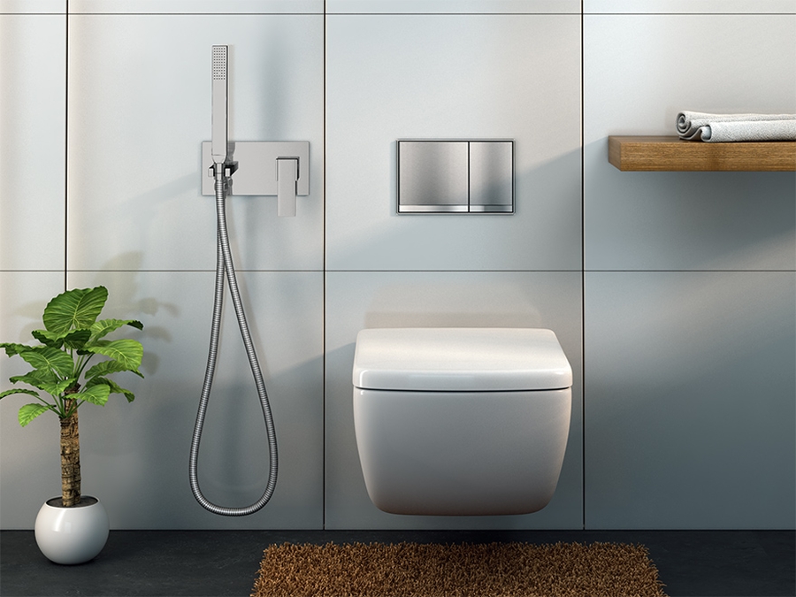 Kohlman Excelent bateria bidetowa podtynkowa chrom QW138H