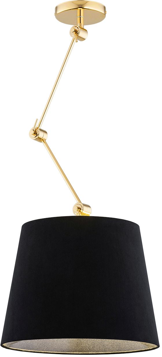 Argon Zakyntos Plus lampa wisząca 1x15W czarny/mosiądz 4896
