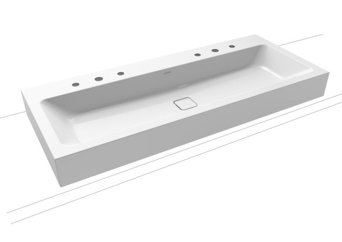 Kaldewei Cono umywalka 120x50 cm ścienna prostokątna model 3091 biała 902706053001