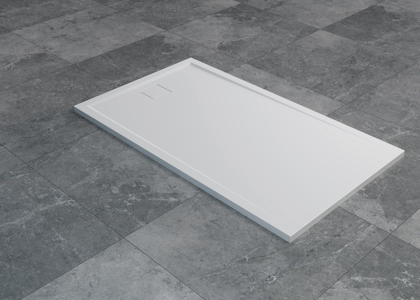 SanSwiss Livada brodzik 90x160 cm prostokątny biały W20AS09016004