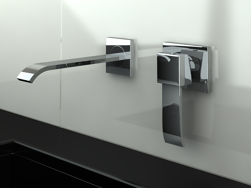 Kohlman Axis bateria umywalkowa podtynkowa chrom QW183N