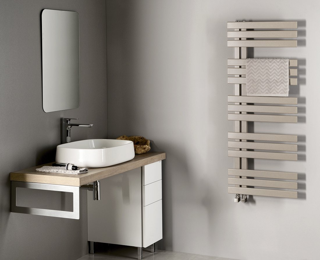 Sapho Silvana grzejnik łazienkowy drabinkowy 123,6x50 cm beżowy IR152S