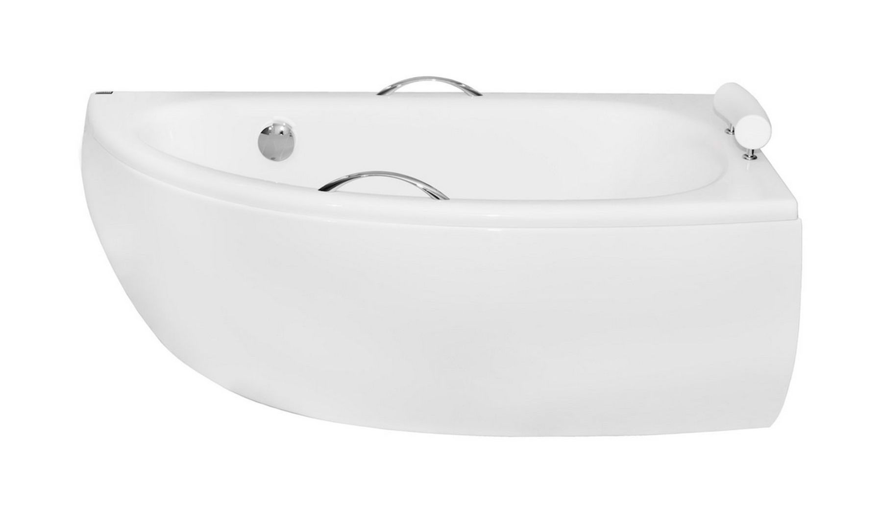 Besco Milena obudowa do wanny 150 cm prawa biała OAM-150-NP