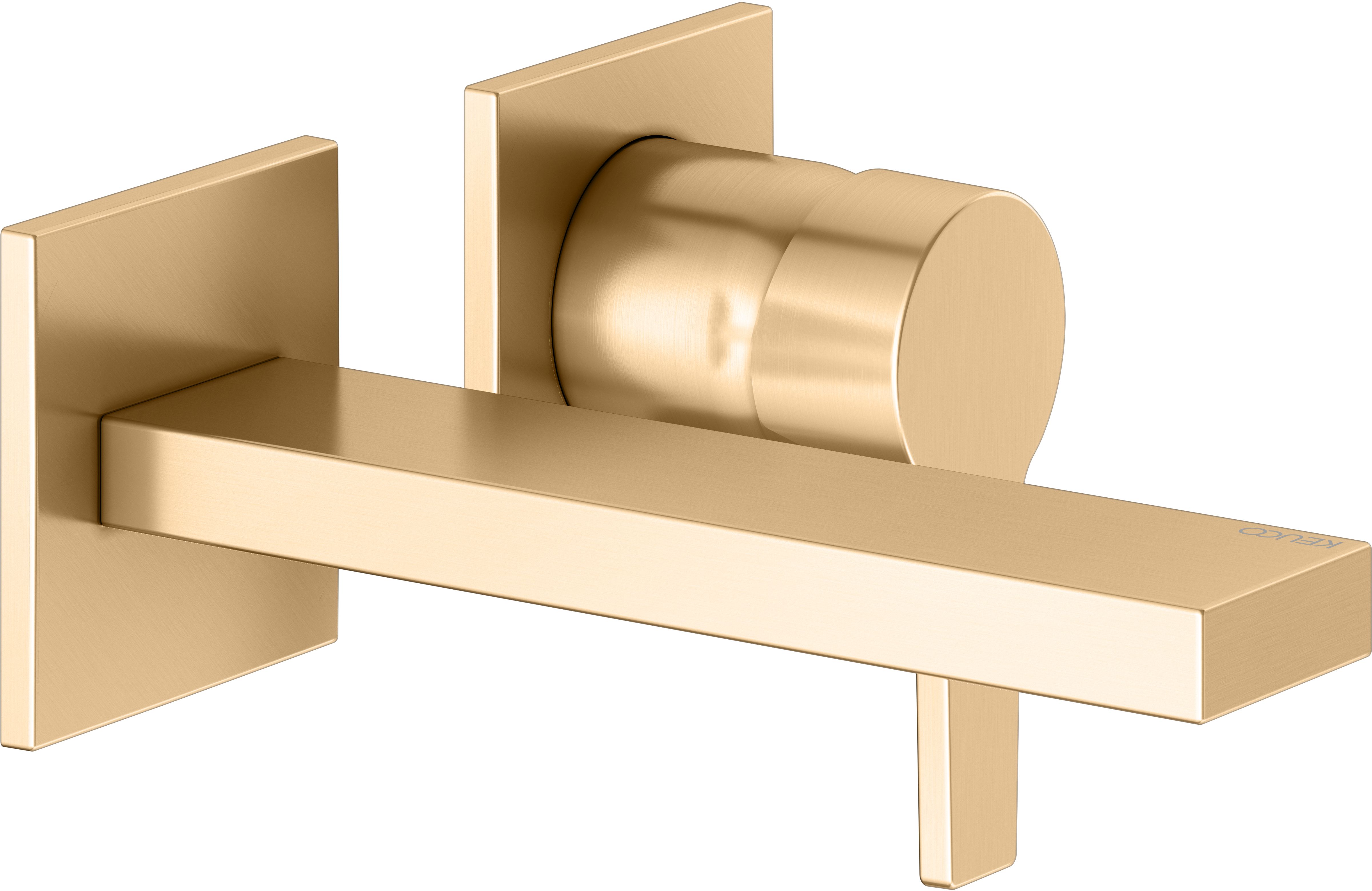 Keuco Edition 11 bateria umywalkowa podtynkowa mosiądz szczotkowany 51116250201