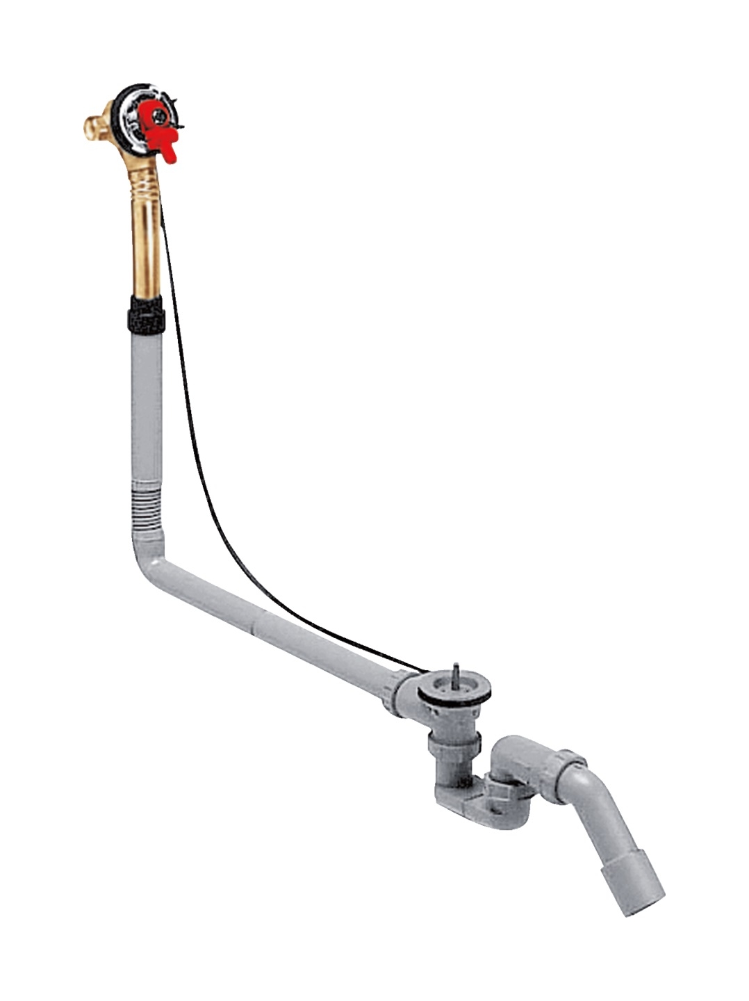 Hansgrohe Exafill wylewka wannowa z odpływem i przelewem 58126180