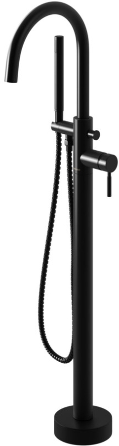 Kohlman Roxin Black bateria wannowo-prysznicowa wolnostojąca czarna QF1165RB