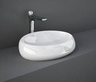 Rak Ceramics Rak Cloud umywalka 58x40 cm nablatowa biała CLOCT6000AWHA