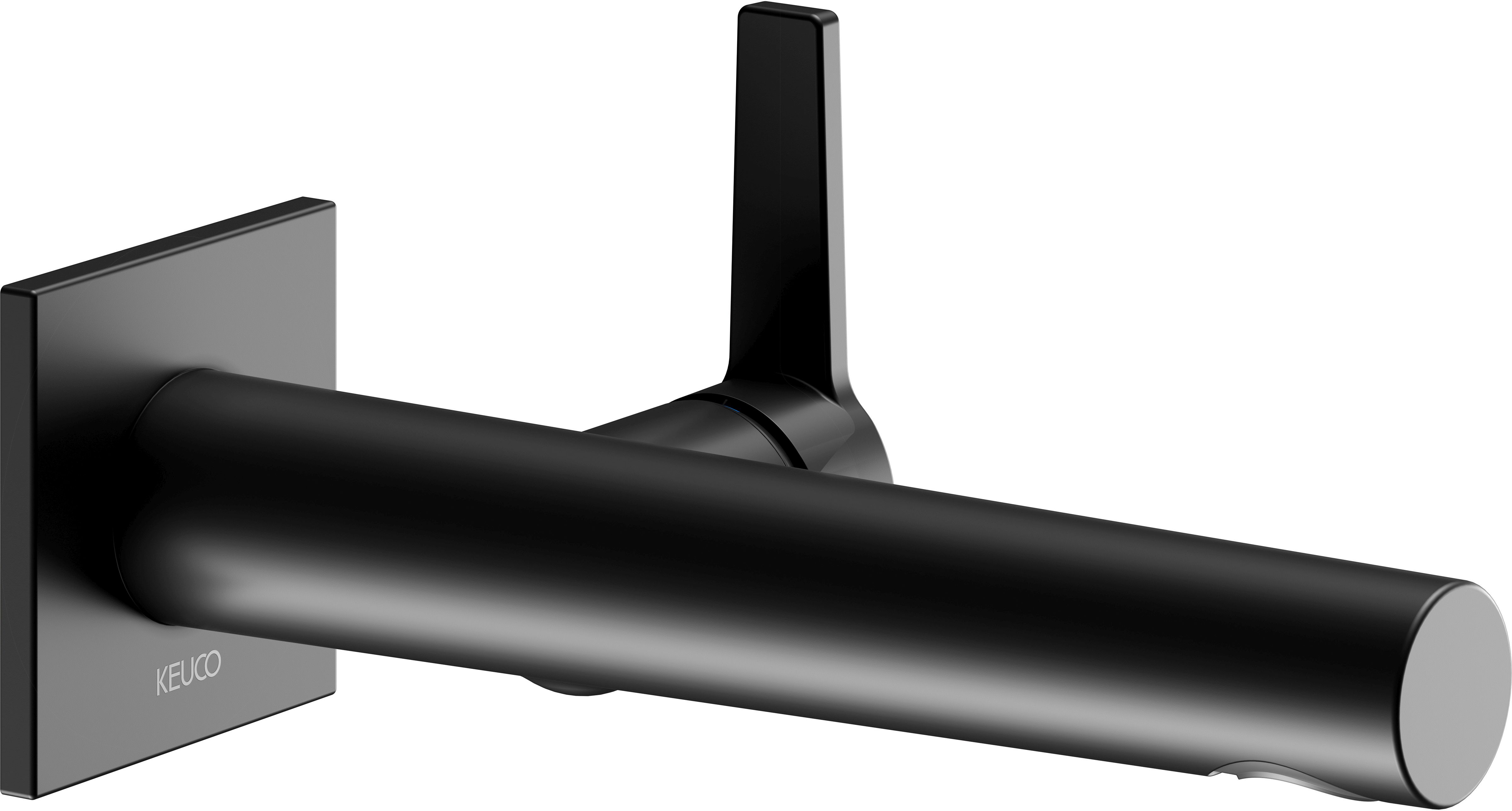 Keuco Edition 11 bateria umywalkowa podtynkowa czarny mat 51116371302