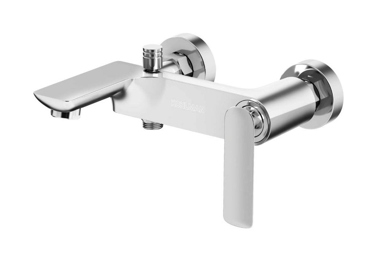 Kohlman Experience bateria wannowo-prysznicowa ścienna chrom QW110E