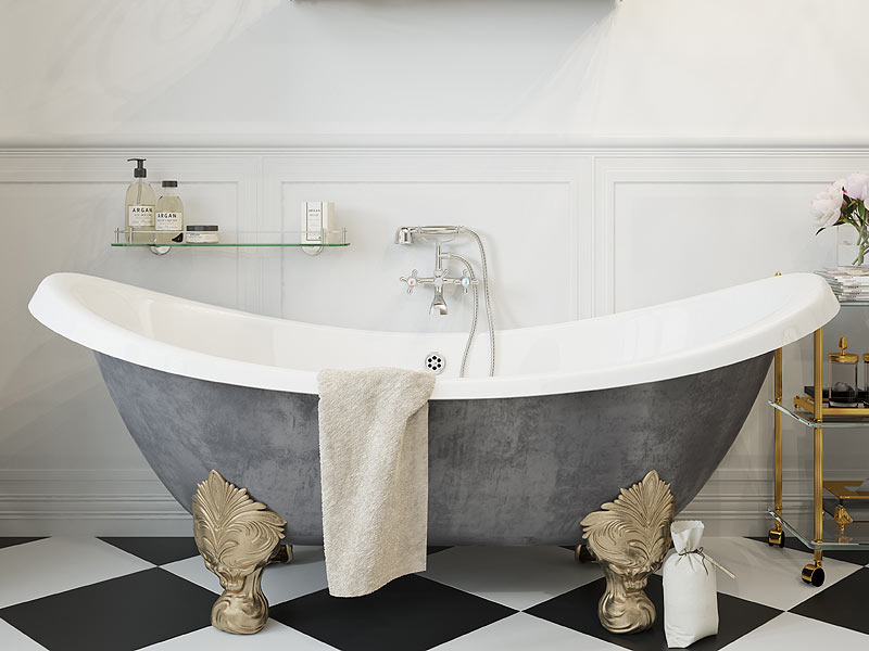 Ferro Retro New bateria wannowo-prysznicowa ścienna XD11 - Wysyłka w 24h