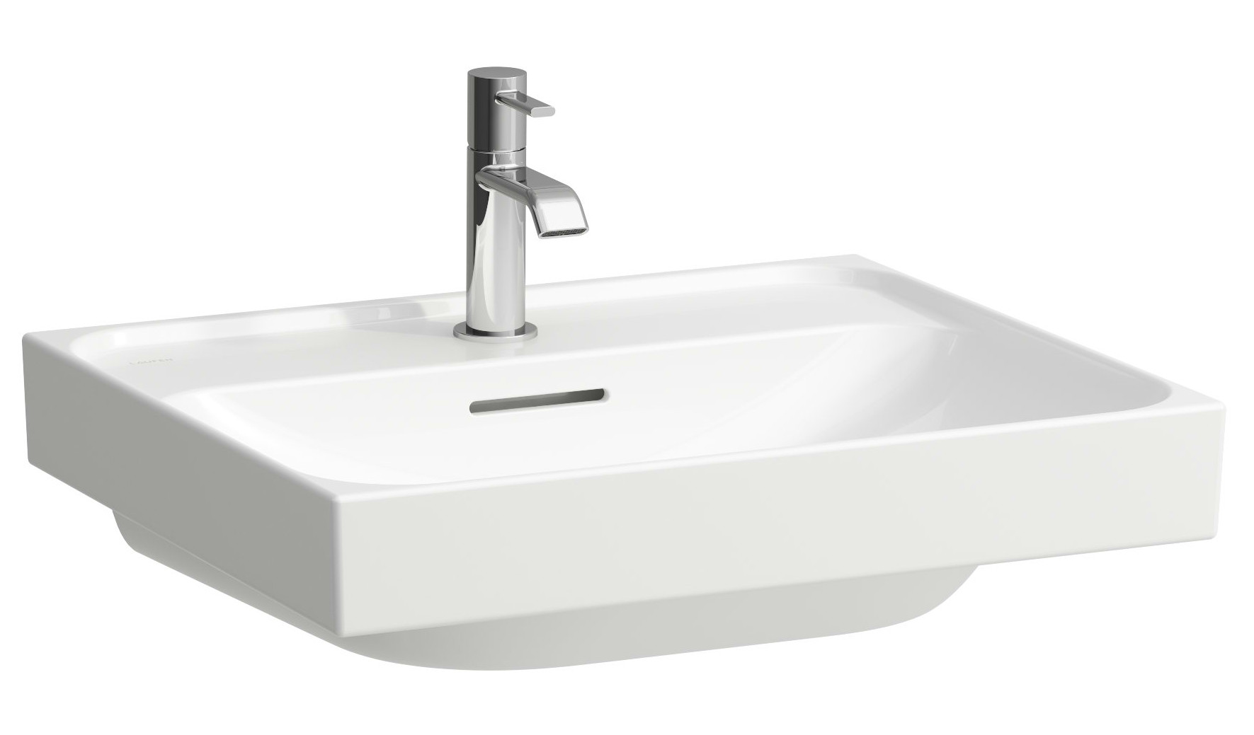 Laufen Meda umywalka 55x46 cm prostokątna ścienna-meblowa biała H8101120001041