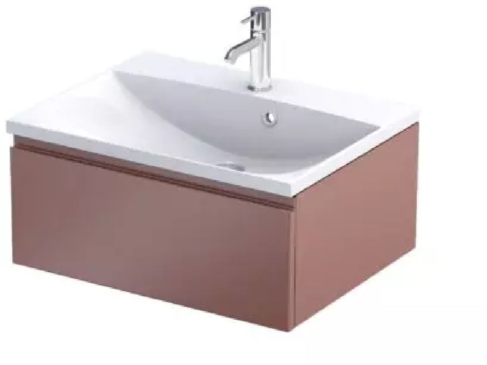 Oristo Brylant szafka 59,6x45,5x25 cm podumywalkowa wisząca czerwony mat OR36-SD1S-60-19