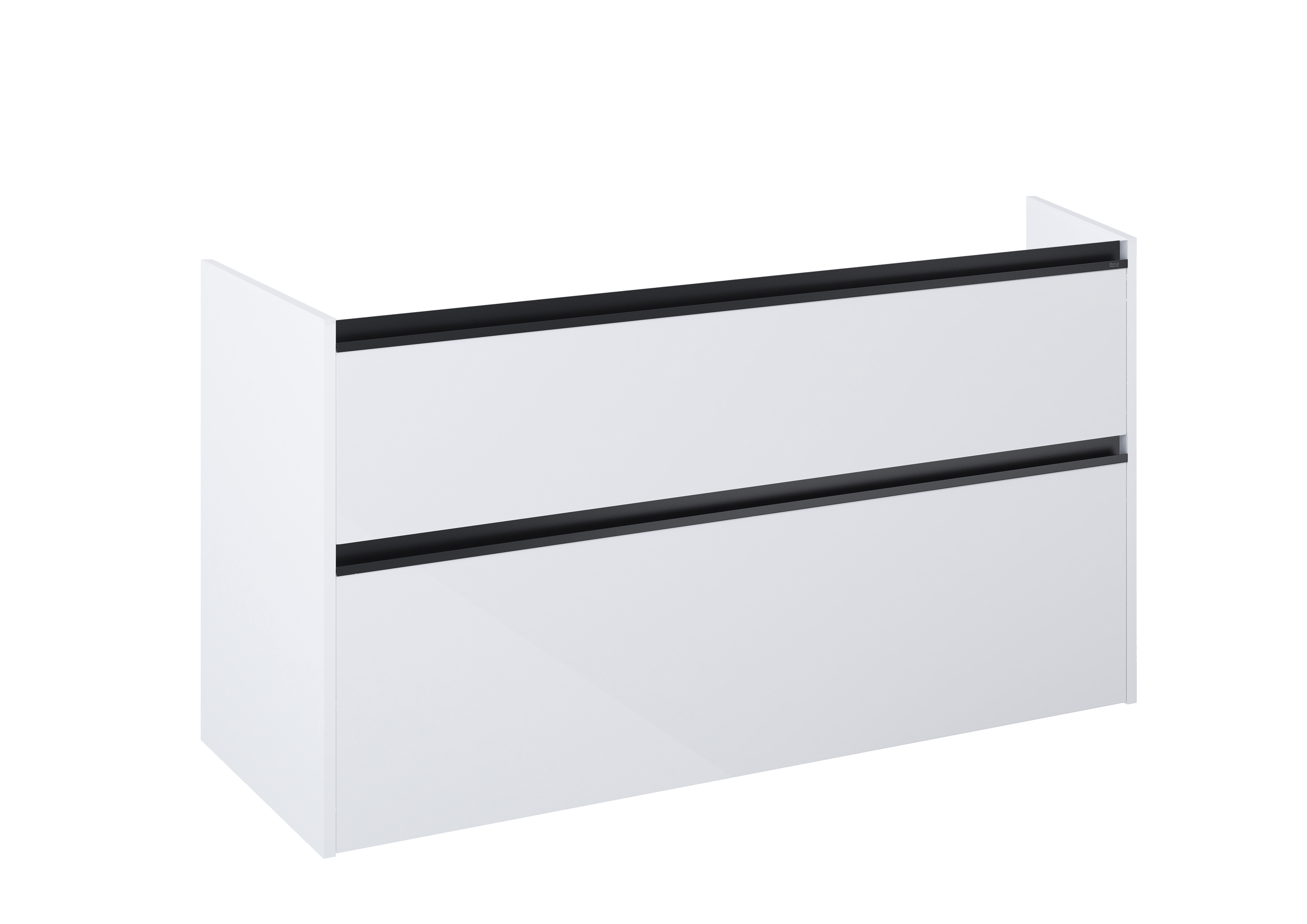 Roca Gap Pro szafka 63,5x118,4x45,1 cm podumywalkowa wisząca biały połysk A857906806