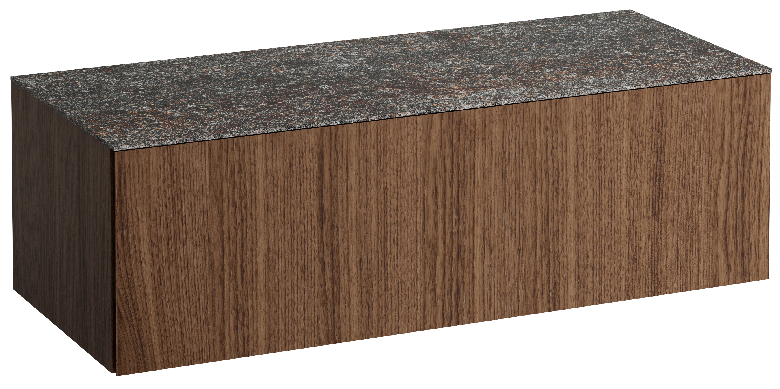 Laufen Il Bagno Alessi szafka 120 cm podumywalkowa wisząca z blatem noce canaletto H4323000976301